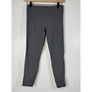 ATHLETA Salutation 7/8 Tight Legging Heather Gray/black Women’s Small Petite